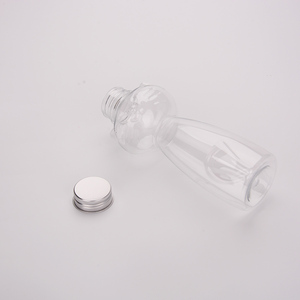 500ml plastik <span class=keywords><strong>PET</strong></span> şişe sevimli kedi şekli tasarım meşrubat dolum makinesi ambalaj geniş ağız meyve suyu şişesi ile Metal kapak OEM hizmeti kabul - Product Image 5