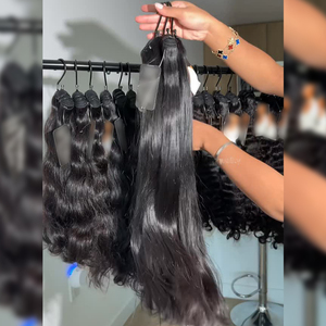 Hight chất lượng bán buôn tóc Trinh Nữ các nhà cung cấp, 100% nguyên liệu tự nhiên Trinh Brazil sản phẩm tóc con người bó với đóng cửa - Product Image 4