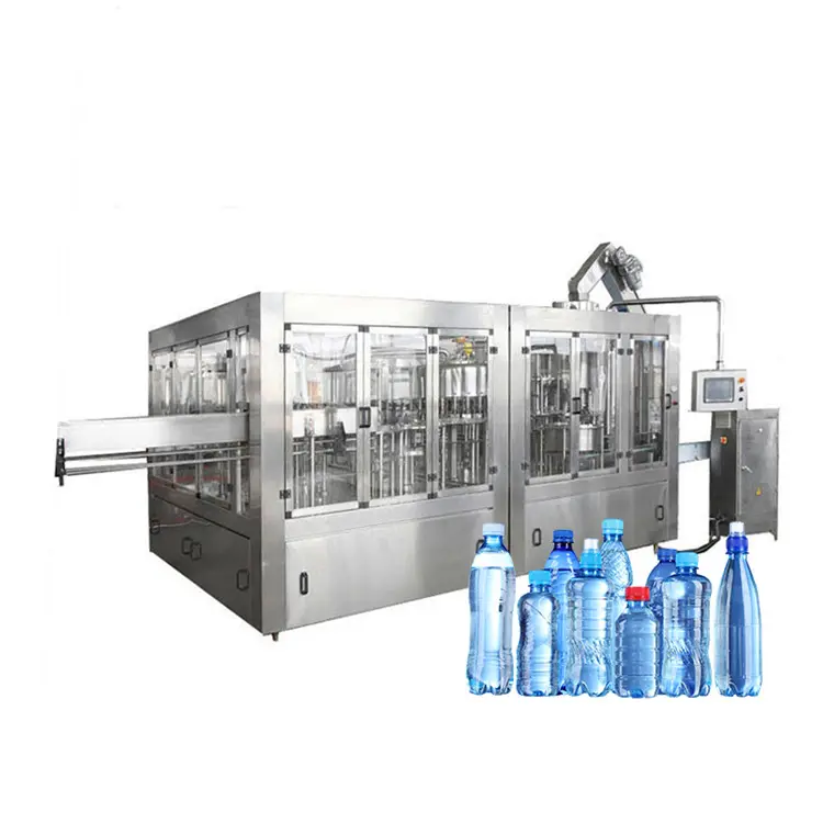 small scale fully automatic plastic pet bottle spring mineral drinking water bottling machine plant price for sale