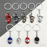 Porte-clés créatif mini moto 3D en métal, petite moto de simulation, pendentif personnalisé pour sac à dos, cadeau pour les passionnés de moto