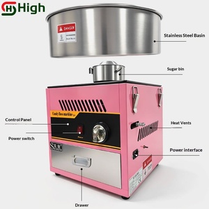 Machine à <span class=keywords><strong>Barbe</strong></span> à <span class=keywords><strong>Papa</strong></span> Légère en Acier Inoxydable avec Bol Amovible pour Festivals et Carnavals - Product Image 5