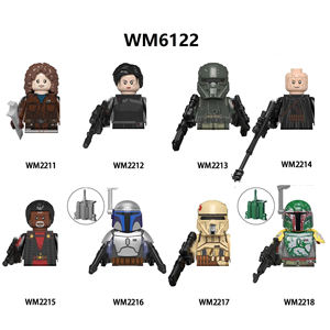 Bloques de Construcción de Soldados Rebeldes, Buzos del Desierto, Jawas, Leia, Han Solo, Ewoks, Chewbacca, Starkiller, Ladrillos Gamorreanos, Figuras de Juguete - Product Image 6