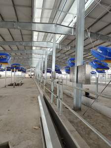 72'' Commercial Ventilation <b>Fan</b> with EC <b>Motor</b> Cooling High-Strength Double-Layer PE Housing Energy Saving Barn Louver <b>Fan</b> - Product Image 4