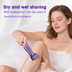 Nuevo Resuxi 995 6 en 1 Lady Shaver Depilación facial para mujeres Indoloro IPX5 Electric Body Bikini Trimmer <span class=keywords><strong>Afeitadora</strong></span> <span class=keywords><strong>femenina</strong></span> - Product Image 4