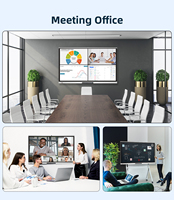 Tableau numérique intelligent EIBOARD 86 pouces 4K LED interactif IR multi-touch pour salle de réunion, conférence, OEM