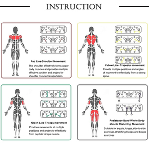 Katlanabilir egzersiz ekipmanları pratik itme kurulu basın-up panoları renk kutusu ile ev Fitness için - Product Image 2