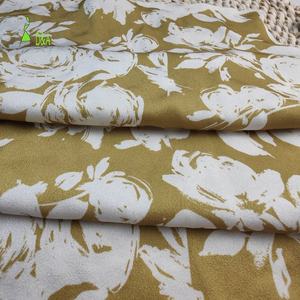 Kain Satin Charmeuse Cetak Digital Kustom Grosir, Kain Tekstil Satin Crepe Back untuk Gaun - Product Image 6