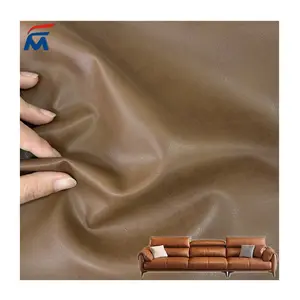 Eco Friendly PVC Fabric Faux Sofa Leather Price Per Meter Synthetic Leather For Sofa