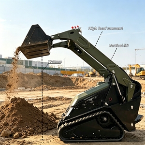 Mini-chargeuse sur pneus V1000 Crawle, moteur diesel Kubota, certifiée EPA Euro 5, compatible avec plusieurs accessoires, capacité de <span class=keywords><strong>charge</strong></span> 650 à 1500 kg - Product Image 5