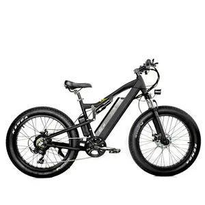 26 "CE CPSC 4.0 neve Big Fat Tire 48V 1000W 32MPH 21AH batteria al litio personalizzata Mountain Bike elettrica a sospensione completa