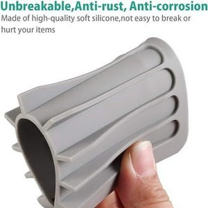 <strong>Song</strong> <strong>Da</strong> Soap Dish Tray Rectangle Plastic Self Drain Countertop Storage Black Gray White - Product Image 4