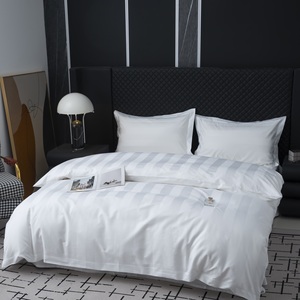 Hiện Đại Sang Trọng 100% Cotton Sateen 7Cm Sọc Bộ Đồ Giường Đặt Chất Lượng Cao <span class=keywords><strong>Percale</strong></span> - Product Image 3