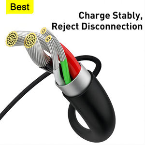 Çevre dostu mikro <span class=keywords><strong>USB</strong></span> veri kablosu V8 telefon mikro 2M <span class=keywords><strong>USB</strong></span> şarj aleti kablo - Product Image 6