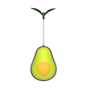 Jouet pour chat transfrontalier écologique : Balle à bascule distributrice de nourriture, gadget d'auto-amusement, à la menthe avocat lyophilisée - Product Image 1