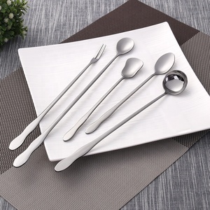 Cuchara de Degustación <span class=keywords><strong>para</strong></span> <span class=keywords><strong>Chef</strong></span> con Mango Largo, Cuchara de Acero Inoxidable, Cuchara Larga <span class=keywords><strong>para</strong></span> Bodas, Fiestas, Navidad, Herramienta de Metal Duradera - Product Image 3
