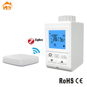 Vanne thermostatique Hysen ZigBee pour radiateurs, <span class=keywords><strong>compatible</strong></span> Tuya, thermostat numérique TRV, design traditionnel, pièces pour chauffage au sol - Product Image 2