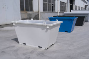 صناديق تخزين معدنية مموجة من الفولاذ المتين قابلة للتكديس والتحريك لصناعة قطع غيار السيارات - Product Image 5