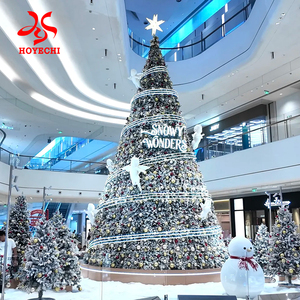 Arbre <span class=keywords><strong>de</strong></span> <span class=keywords><strong>Noël</strong></span> Artificiel Géant Personnalisable avec Circuit <span class=keywords><strong>de</strong></span> <span class=keywords><strong>Train</strong></span> <span class=keywords><strong>Électrique</strong></span> Intégré – Projet Décoratif Professionnel d'Usine avec 19 Ans d'Expérience - Product Image 5