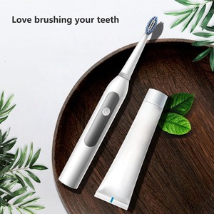 Brosse à dents électrique sans fil en gros, charge sans fil, 31200 cycles, 3 vitesses, étanche IPX7, longue autonomie, kit de 2 têtes de rechange - Product Image 2