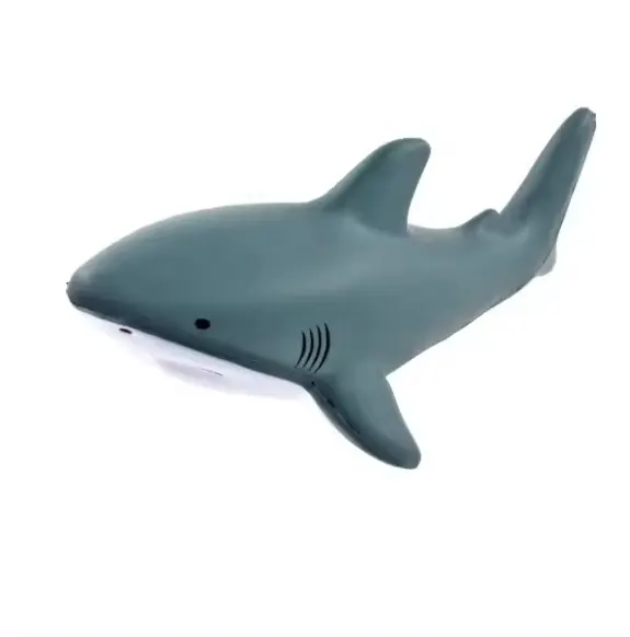 Palla antistress all'ingrosso con Logo personalizzato antistress in schiuma a forma di squalo