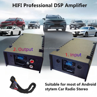 Amplificateur Mini DSP 4 Canaux Prêt-à-l'Emploi pour Voiture, Amélioration Audio Automobile qui Optimise le Système d'Origine pour Autoradio Android, Amplificateur de Voiture Classe AB pour Maison