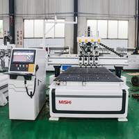 Routeur multi-axes 1325 CNC Machine à bois Machine à graver les portes d'armoires de meubles pour armoire au Brésil