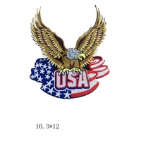 Patch brodé personnalisé Aigle Drapeau USA, motif Liberté Américaine, patriotique, thermocollant pour veste, gilet, sac à dos, DIY
