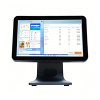 15.6 Inch Single Screen Capacitive Touch POS Terminal Aluminum Alloy Base Android & Windows For Retail Restaurant