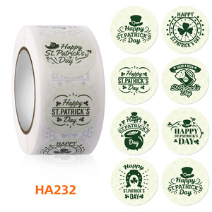 Autocollant de tatouage de visage de barbe en vinyle, accessoires de décoration de la saint-patrick, Festival irlandais vert - Product Image 2