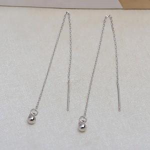 Pendientes de Plata S925 para Mujer, Hechos a Mano, Accesorios DIY, Pendientes en Forma de U con Perlas de 8-14 mm, Categoría de Producto: Pendientes de Perlas-1086 - Product Image 4