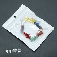 Bracelet de cristaux de guérison de gravier coloré irrégulier naturel 7 Chakra bijoux de mode pour l'artisanat de cristal de cadeau