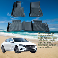 Convient aux tapis de voiture Mercedes Benz E200 2020 + avec protection contre les intempéries.