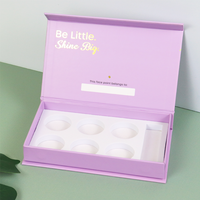 Cadeau créatif personnalisé carton de luxe magnétique eco friendsli cosmétique rouge à lèvres boîte de papier d'emballage pour crème de soin