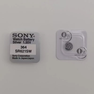 Bộ Đơn Cho Pin Đồng Hồ Oxit Bạc 364 V Chính Hãng 1.55 Của Sony 364 SR621SW V364 SR60 SR621 AG1 Nút Đồng Xu - Product Image 3