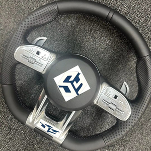 Volant modifié amélioré pour Mercedes Benz <span class=keywords><strong>AMG</strong></span> W213 W211 W204 W205 C63 W253 C118 avec palettes de changement de vitesse - Product Image 1