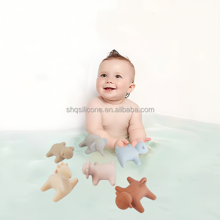 Custom Cartoon Animal Silicone Baby Bath