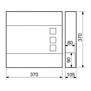 घरेलू उपयोग के लिए वाटरप्रूफ एंटी-चोरी और रूस्टप्रूफ के साथ आवासीय आउटडोर मुक्त दीवार-माउंटेड मेटल मेलबॉक्स - Product Image 6