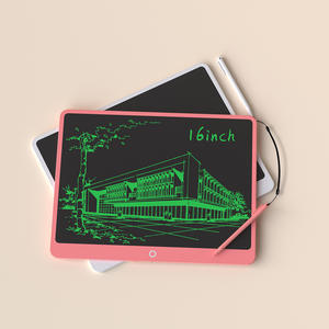 Tableau d'écriture de haute qualité de 16 pouces en gros <span class=keywords><strong>Tablette</strong></span> de prise de <span class=keywords><strong>notes</strong></span> LCD portable Tableau de griffonnage <span class=keywords><strong>Tablette</strong></span> d'écriture LCD <span class=keywords><strong>pour</strong></span> enfants - Product Image 4