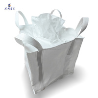 Sacs tubulaires FIBC Jumbo en toile PP recyclable de 1 m³, personnalisés de 1 ou 2 tonnes, avec facteur de sécurité 5:1 pour le sable
