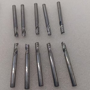 Fraises en carbure de tungstène pour le traitement de l'aluminium Fraises en bout à cannelure unique Fraises CNC Freze Bits Single Flute Router Bits - Product Image 6