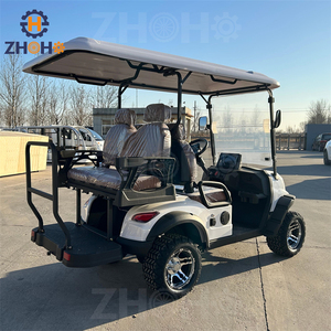 Nhà Máy Cung Cấp Điện 2 4 Chỗ Ngồi Golf Cart 72V Pin 2 + 2 Mạnh Mẽ Off-Road Bốn Bánh Ổ Đĩa Tốt Nhất Bán Điện Golf Cart - Product Image 5