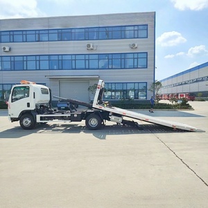 Brand New ISUZU KV600 <b>Flatbed</b> Wrecker with Underlift and Winch 4x2 High Capacity Tow <b>Truck</b> for Sale - Product Image 3