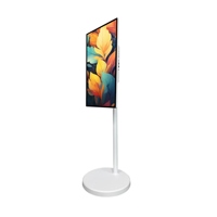 Televisor Inteligente 4K Android 10 en Oferta con Diseño de Pantalla LCD Único, Pantalla Móvil Grande para Publicidad en Interiores