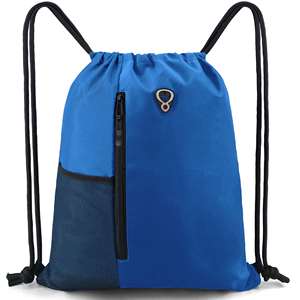 Échantillon gratuit Sac à cordon imperméable Nylon Oxford Polyester Sac à dos de sport Sac de natation avec logo imprimé personnalisé - Product Image 1