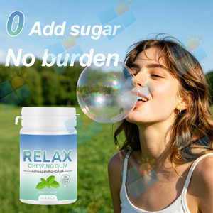 Chewing-gum sans sucre à marque privée OEM/ODM avec Ashwagandha, GABA et L-Théanine pour la relaxation au travail et en étude, et un regain d'énergie - Product Image 6