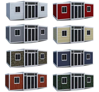 Maison conteneur extensible et pliable 20ft 30ft 40ft, bâtiment modulaire préfabriqué avec mobilier personnalisable, export