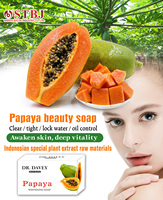Savon blanchissant à la papaye DR.DAVEY, fournitures cosmétiques en gros, support pour étiquette privée, personnalisation OEM