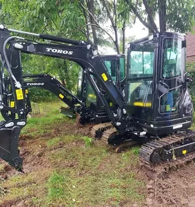 New 3.5 Ton Garden Crawler Mini Excavator For Sale 1.5 Ton 2 Ton 3 Ton Construction Machinery 5ton Excavator