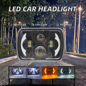ไฟหน้ารถยนต์ LED ทรงสี่เหลี่ยมขนาด 5x7 7x6 นิ้ว สำหรับดัดแปลงรถยนต์ รถบรรทุก 12V ยี่ห้อ He Xing 100W สีขาวธรรมชาติ ขายส่ง นำเข้าจากต่างประเทศ - Product Image 2
