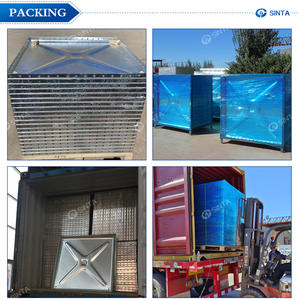 Réservoir de stockage d'<span class=keywords><strong>eau</strong></span> de pluie HDG pour <span class=keywords><strong>l</strong></span>'agriculture <span class=keywords><strong>300</strong></span> mètres cubes Panneaux modulaires pressés Acier galvanisé Réservoir d'<span class=keywords><strong>eau</strong></span> - Product Image 4